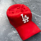 Ceramic LA Dodgers Cap Sculpture (Red) - Figurative Sculpture