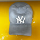 NY Yankees Ceramic Cap Sculpture (Grey) - Figurative Sculpture