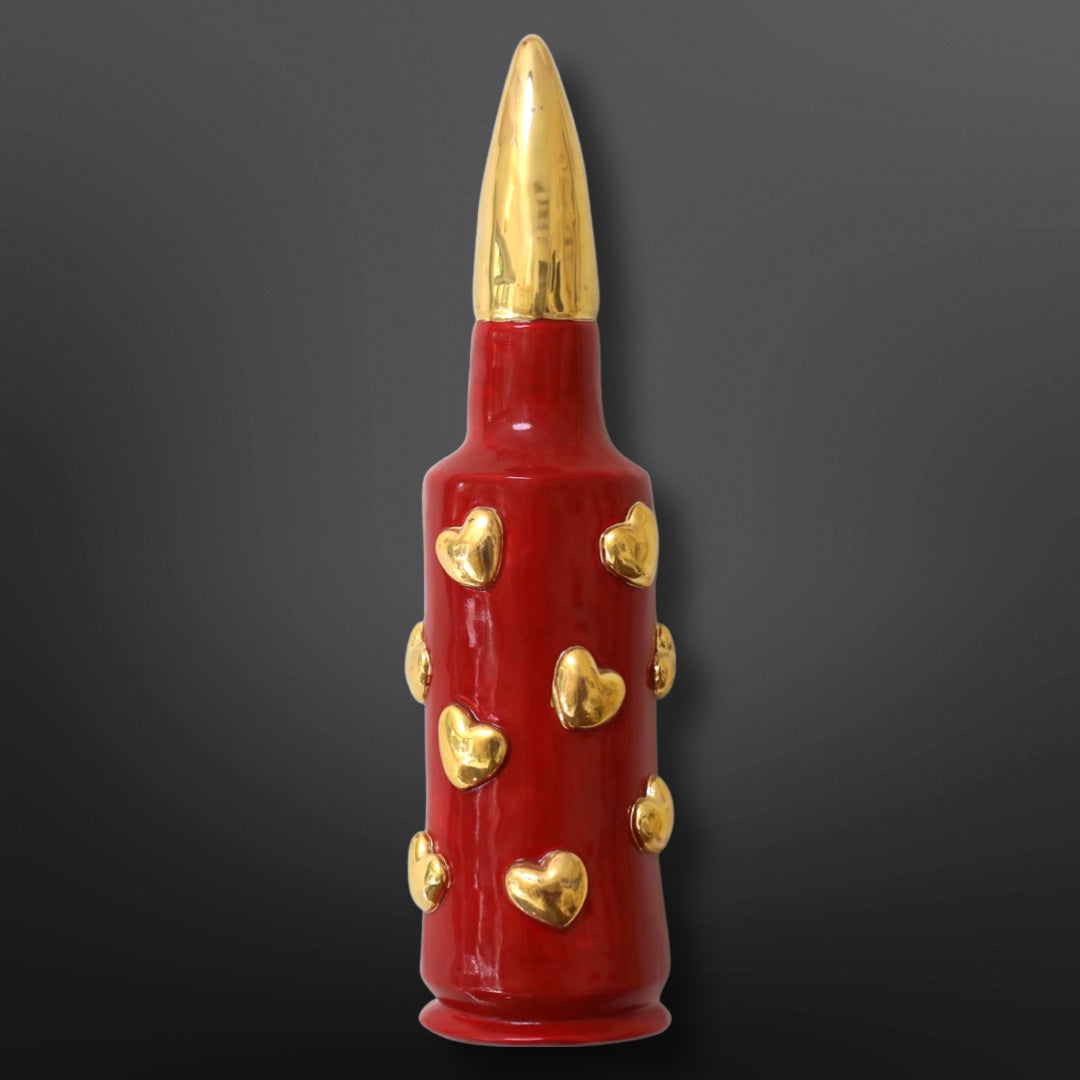 Red and Golden Hearts Bullet